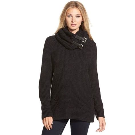 MICHAEL Michael Kors Sweater with Removable Buckle Tab 